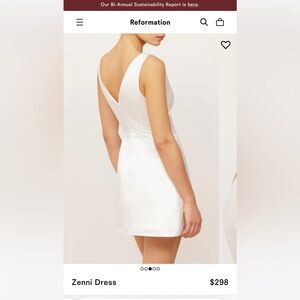 Reformation Zenni ivory Dress